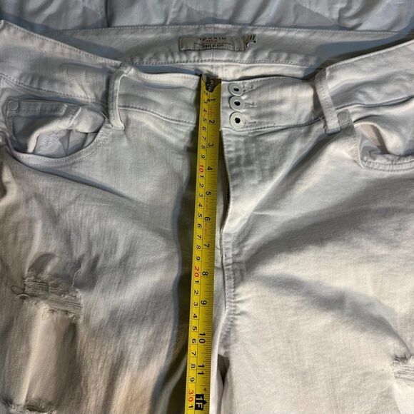 Torrid White Jeans Size 20 Inseam 22 inches Jegging Crop - Picture 6 of 14